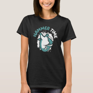 Camiseta Martillo Time Tiburón Animal Biólogo Marino
