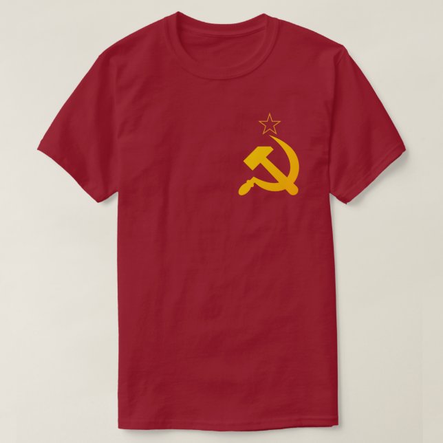 Camiseta Martillo y hoz СССР  (Diseño del anverso)