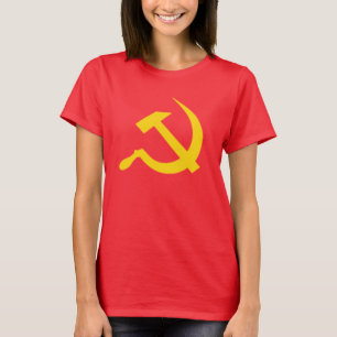 Camiseta Martillo y hoz comunistas