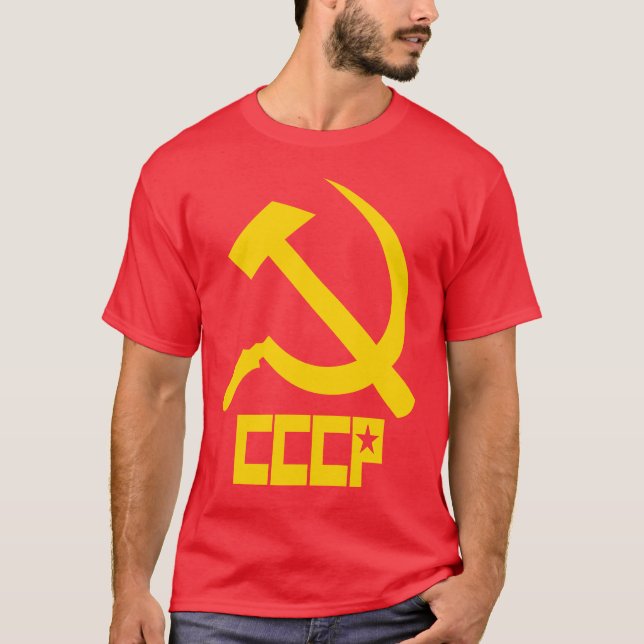 Camiseta Martillo y hoz de CCCP (Anverso)