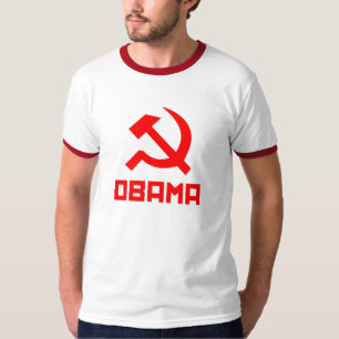 Camiseta Martillo y hoz de OBAMA