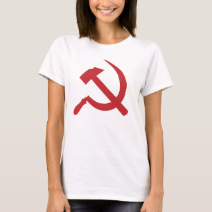 Camiseta martillo y hoz de URSS del cccp