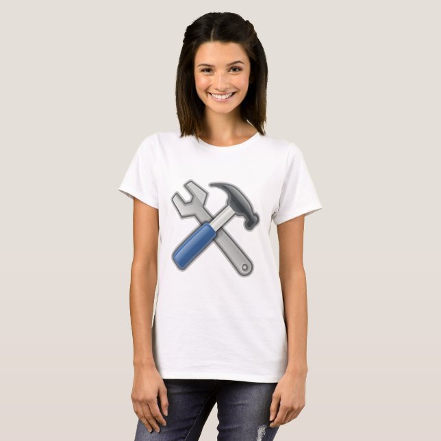 Camiseta Martillo y llave inglesa (Anverso completo)