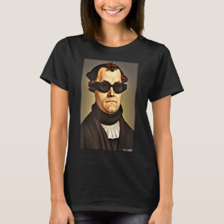 Camiseta Martin Luther Religión Iglesia evangélica gafas de