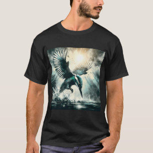 Camiseta Martín Pescador, Arte Generado por IA