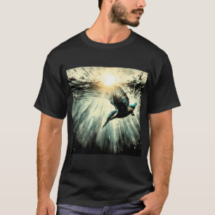 Camiseta Martín Pescador, Arte Generado por IA