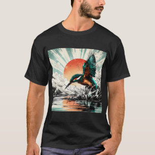 Camiseta Martín Pescador, Arte Generado por IA