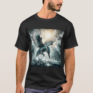 Camiseta Martín Pescador, Arte Generado por IA