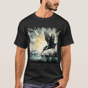 Camiseta Martín Pescador, Arte Generado por IA