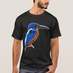 Camiseta Martín pescador azul