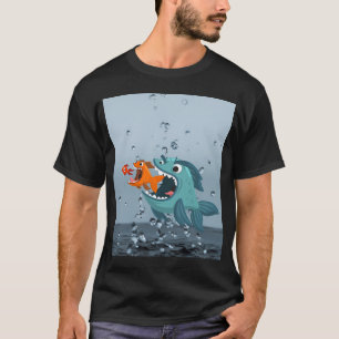 Camiseta Martín pescador cintado de Navidad
