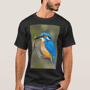 Camiseta Martín pescador con pescado