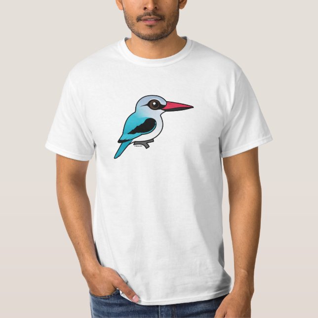 Camiseta Martín pescador del arbolado de Birdorable (Anverso)