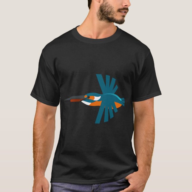 Camiseta Martín pescador rey (Anverso)