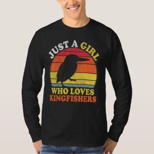 Camiseta Martín Pescador Vintage Solo Una Chica Que Ama Al 
