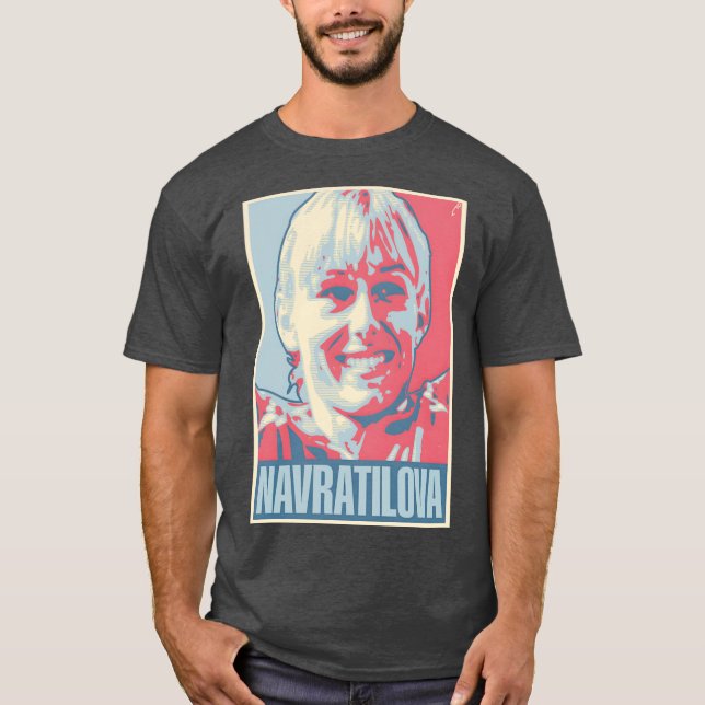 Camiseta Martina Navratilova TennisPoster REGALO PERFECTO P (Anverso)
