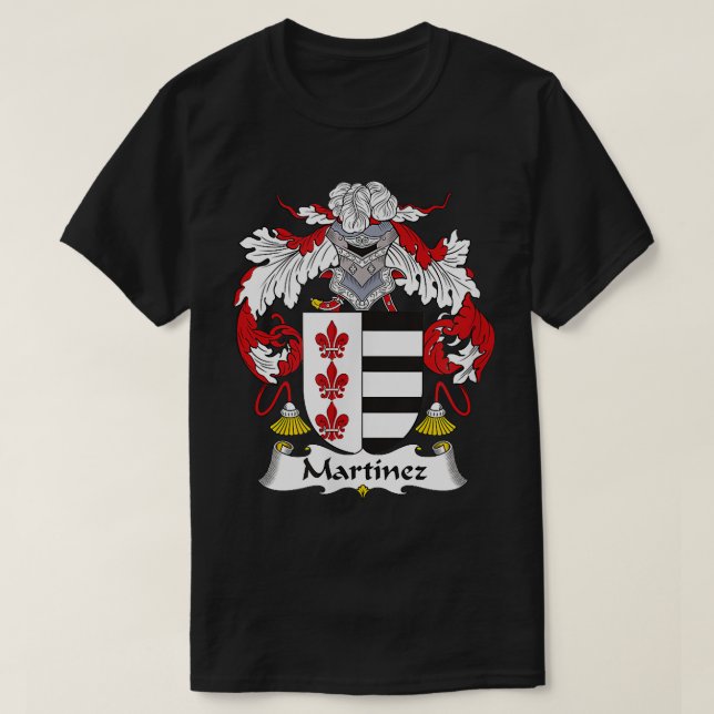 Camiseta Martinez Coat of Arms  Family Crest  (Diseño del anverso)