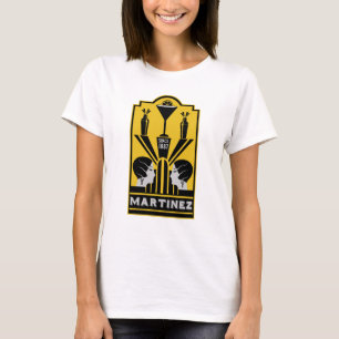 Camiseta Martinez Cocktail Art Deco