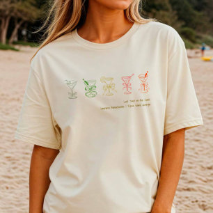 Camiseta Martini Bachelorette Beach Cover-Up o Sleep