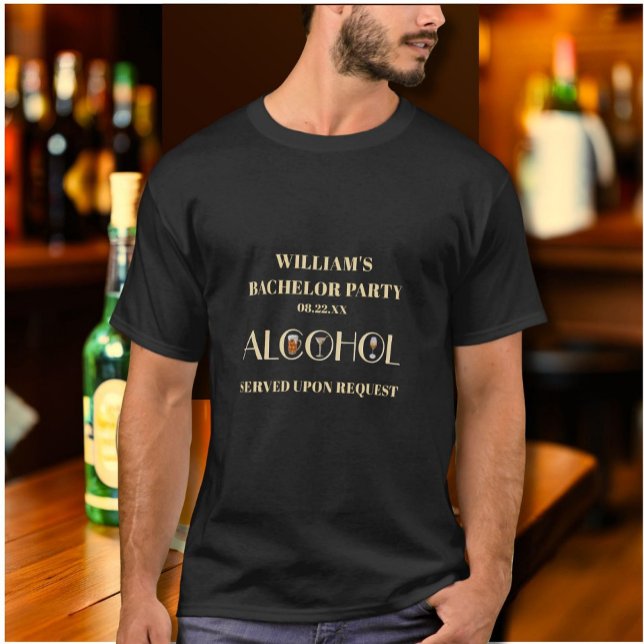 Camiseta Martini de cerveza y vino único para despedida de  (Subido por el creador)