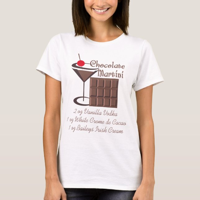 Camiseta Martini de chocolate (Anverso)