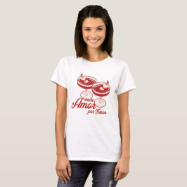 Camiseta Martini del corazón día de San Valentín