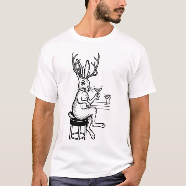 Camiseta Martini Jackalope T-shirt (Anverso)