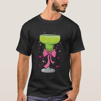 Camiseta Martini Margarita Coquette Bow Cocktail Glass Bart
