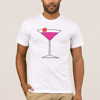 Camiseta Martini rosado
