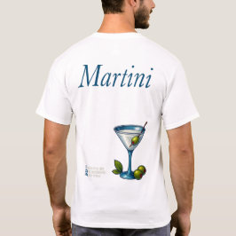 Camiseta Martini T-Shirt – Classic Gin or Vodka Cocktail