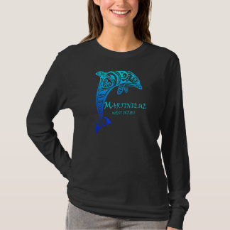 Camiseta Martinica Indias Occidentales Vintage Dolphin Vaca