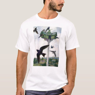Camiseta Martins púrpura y su Birdhouse