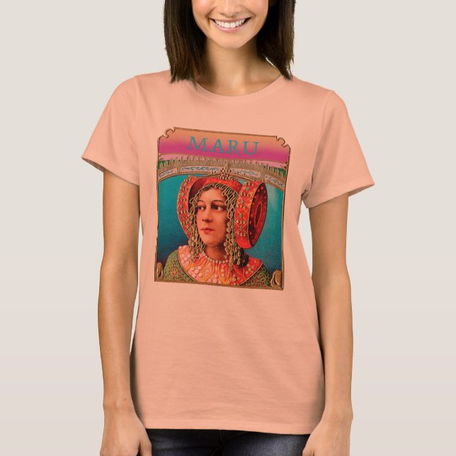 Camiseta Maru Exotic Woman Boho Tee de manga larga (Anverso)