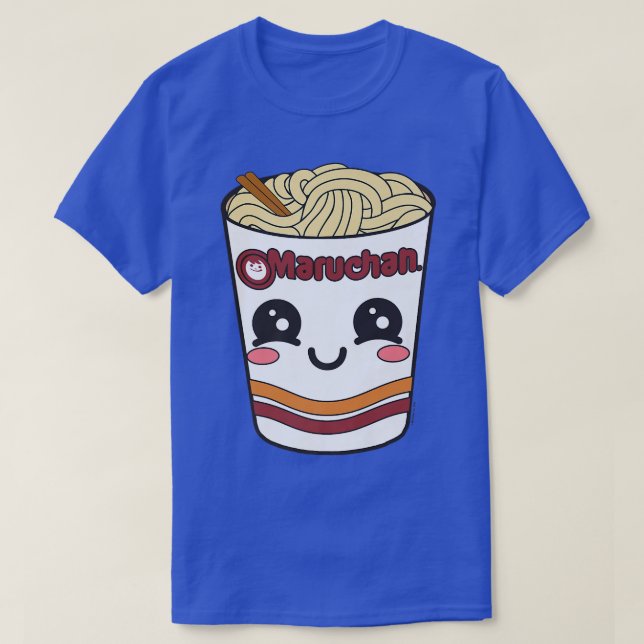 Camiseta Maruchan Cute Ramen Noodle Cup Face 878 (Diseño del anverso)