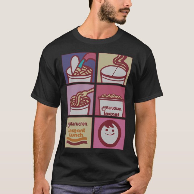 Camiseta Maruchan Instant Lunch Boxed Up Cooking Instructio (Anverso)