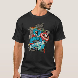 Camiseta Marvel Captain America Legendario Día del Padre
