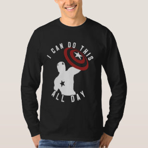 Camiseta Marvel Captain America Puedo Hacerlo Todo El Día