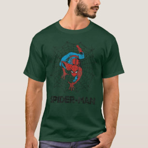 Camiseta Marvel Comics Clásico Retro SpiderMan Angustiado W