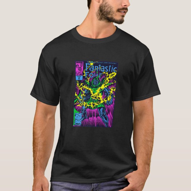 Camiseta Marvel Comics Doctor Doom Cómic Antiguo Villano Co (Anverso)