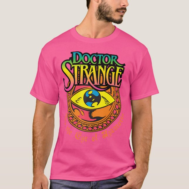 Camiseta Marvel Comics Retro Clásico Dr Extraño Ojo De Aga (Anverso)