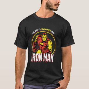 Camiseta Marvel Dad es invencible como el Día del Padre