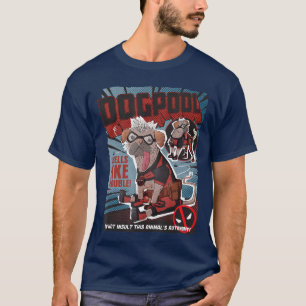 Camiseta Marvel Deadpool Wolverine Dogpool Doodle Cómic Boo