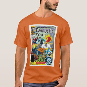 Camiseta Marvel Exclusivo Cuatro Fantásticos Cómic Antiguo