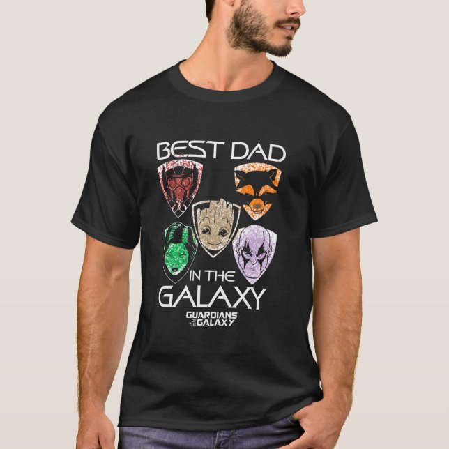 Camiseta Marvel Guardianes de la Galaxia Mejor Padre D (Anverso)