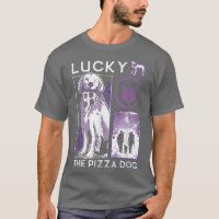 Marvel Hawkeye Suerte El Collage Pizza Perro Púrpu