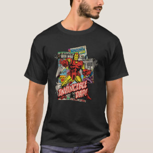 Camiseta Marvel Iron Man invencible cómic del Día del Padre
