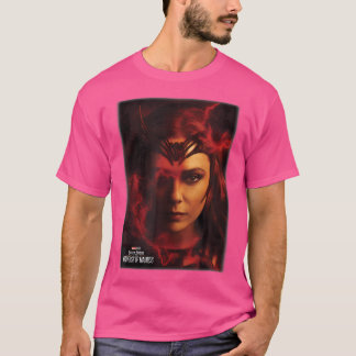 Camiseta Marvel Médica Strange 2 Scarlet Witch Big Face Fla