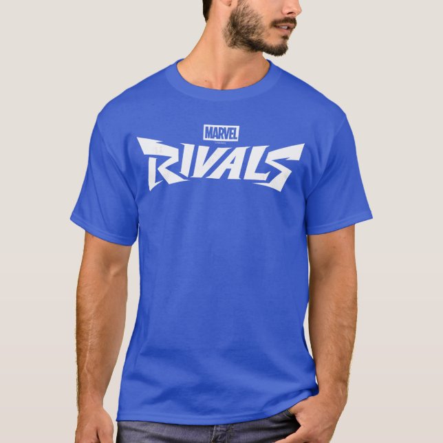 Camiseta Marvel Rivals White Logo (Anverso)
