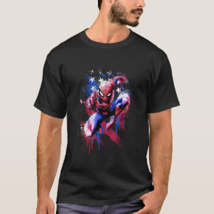 Camiseta Marvel Spider Man 4 De Julio Spider Man Americana