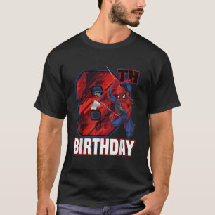 Camiseta Marvel Spider Man Web Swing 8º cumpleaños